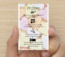 Load image into Gallery viewer, 20 Designs | Aftercare &amp; Top Tips | Business Card Size Ready For Printing Or Digital Use
