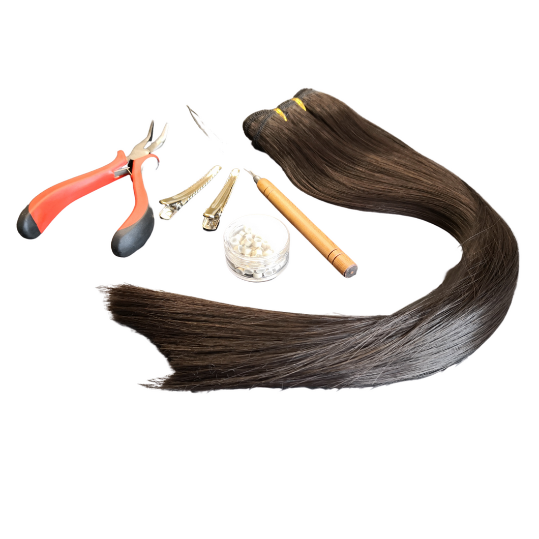 Micro Ring Weft Kit With 100g Of Hair